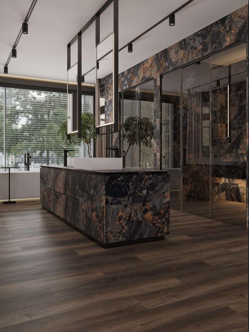 Кварцвиниловая плитка Alpine Floor клеевая Ultra Дуб Левитан ЕСО 5-43 1219,2×184,15×2